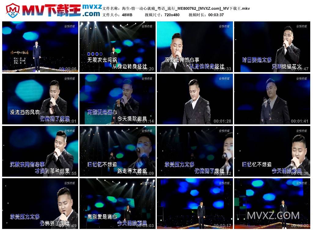 海生-情一动心就痛_粤语_流行_ME800762